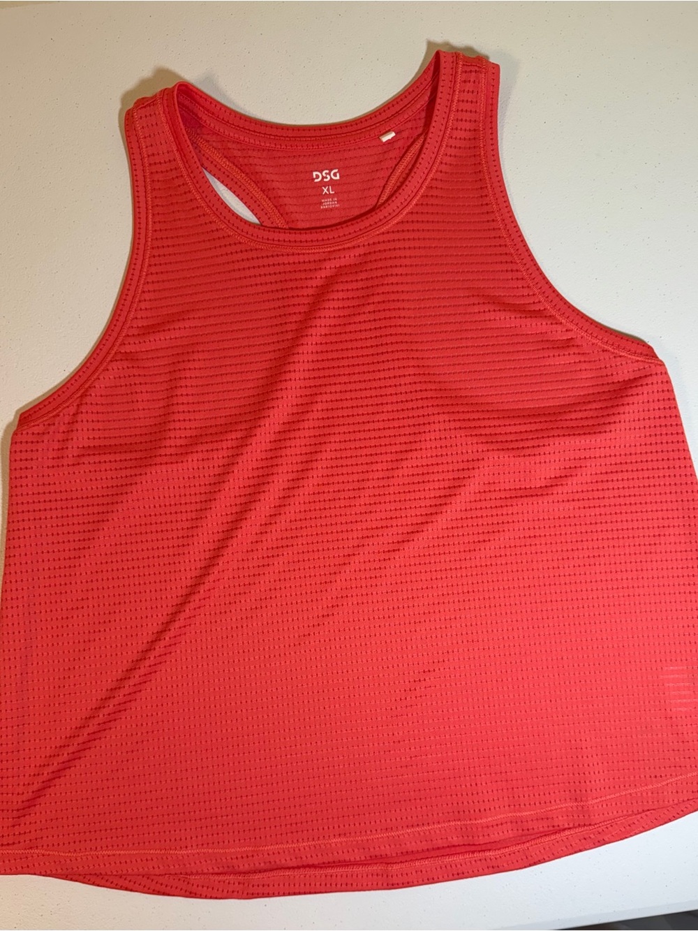 DSG Red Racerback Performance Tank NWOT size XL - Picture 4 of 5